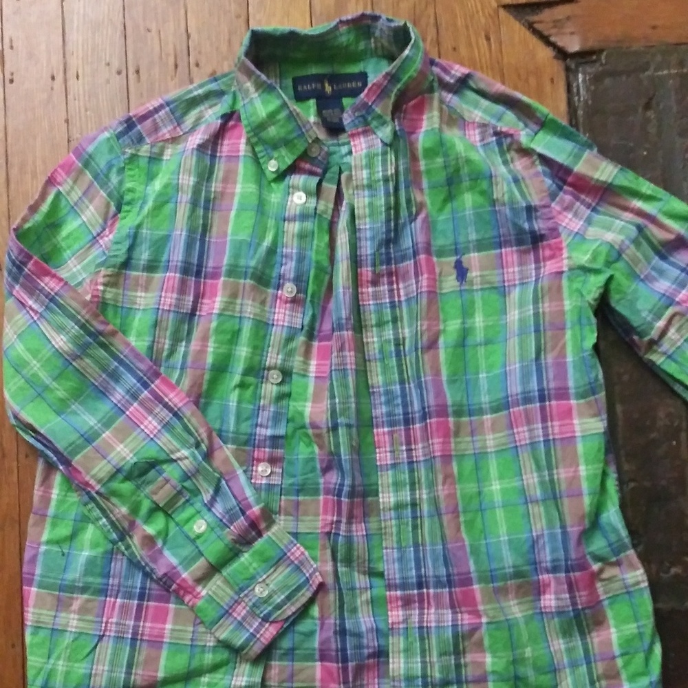 Kids size 10 button up shirt